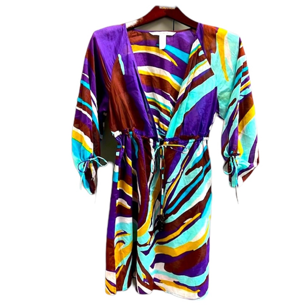 Diane von Furstenberg Helma Kaftan Top